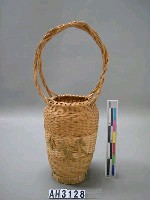 藏品(竹編花籃)的圖片